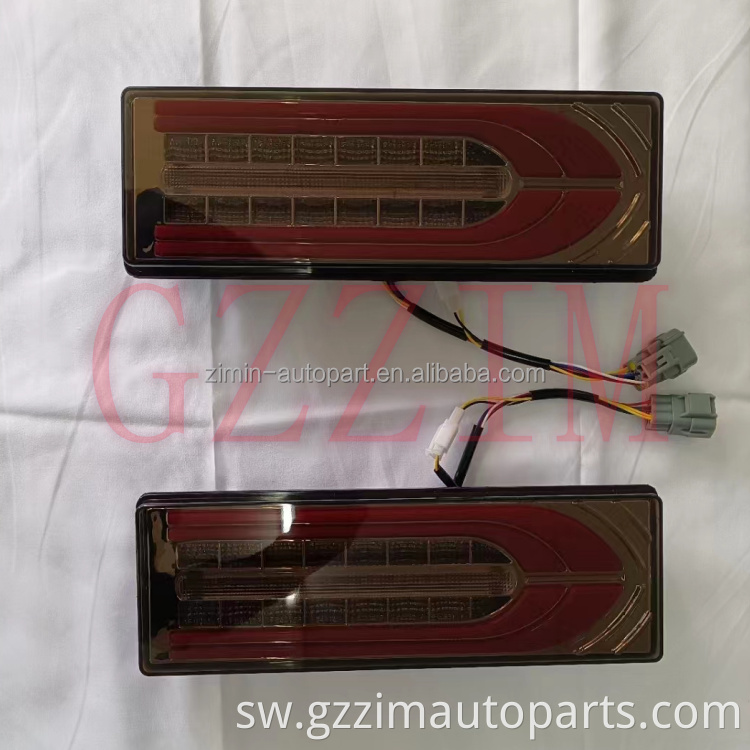 Boresha vifaa vya gari vya Taillamp vilivyobadilishwa kwa LC76 FJ70 FJ75 FJ76 FJ79 2020+ LED Taillights nyuma taa nyuma taa ya mkia